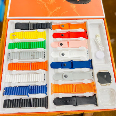 EZ 16 / Ultra 2 Smartwatch With 16 Straps