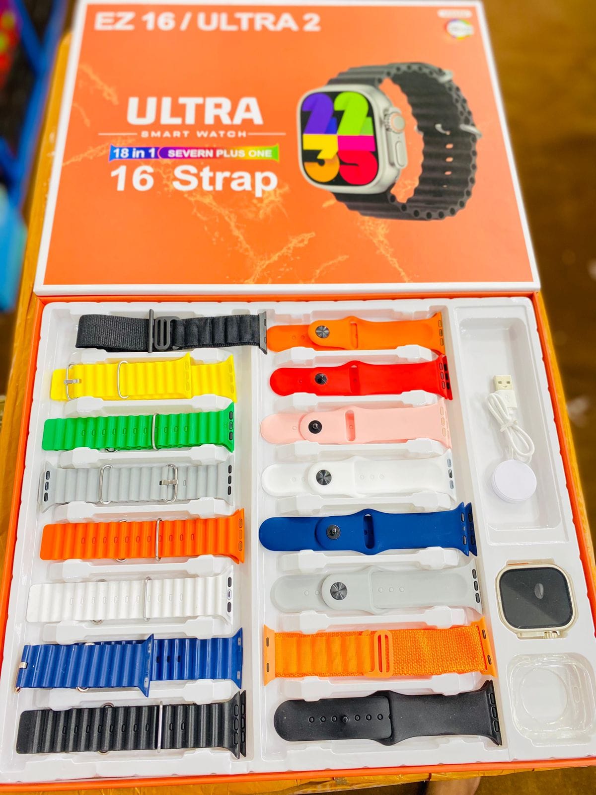 EZ 16 / Ultra 2 Smartwatch With 16 Straps