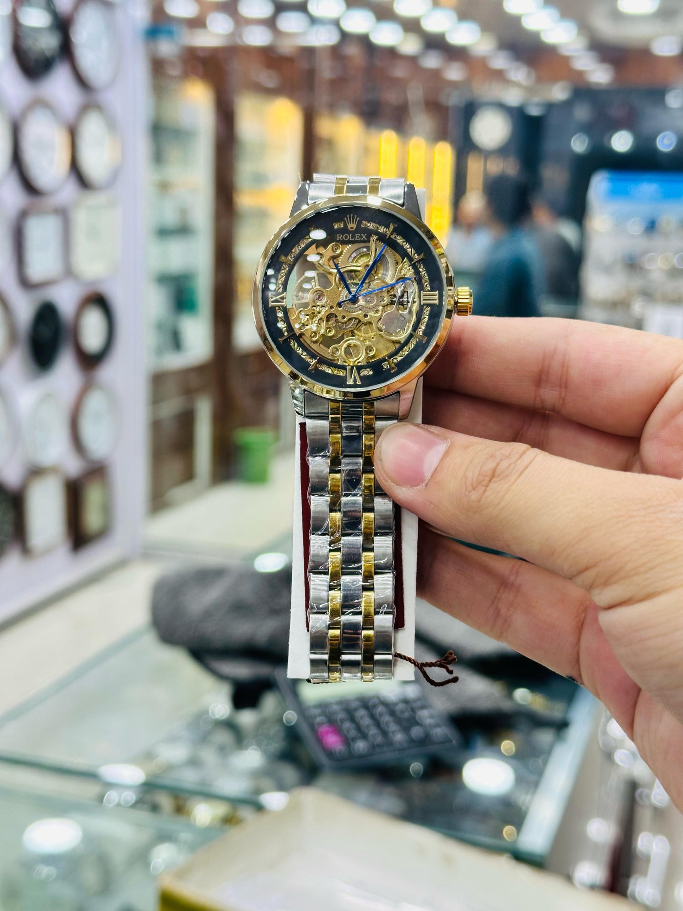 Rolex Skeleton Automatic Watch
