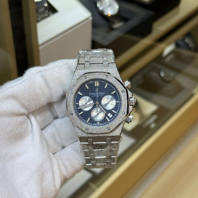 AP Royal Oak Offshore Automatic A Stunning  Chronograph Stone Masterpiece