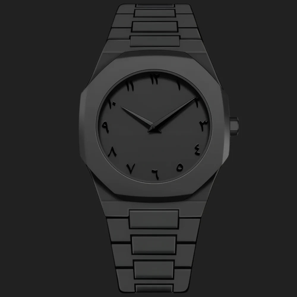Bestwin Watch + Black Aura Arabic Watch Combo