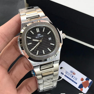 Bestwin Watch + Black Aura Arabic Watch Combo