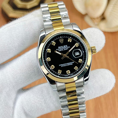 Rolex Automatic Two Tone Premium Quality Timepiece