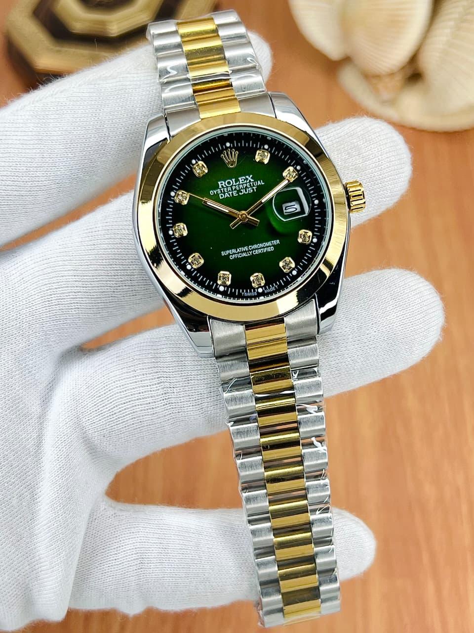 Rolex Automatic Two Tone Premium Quality Timepiece